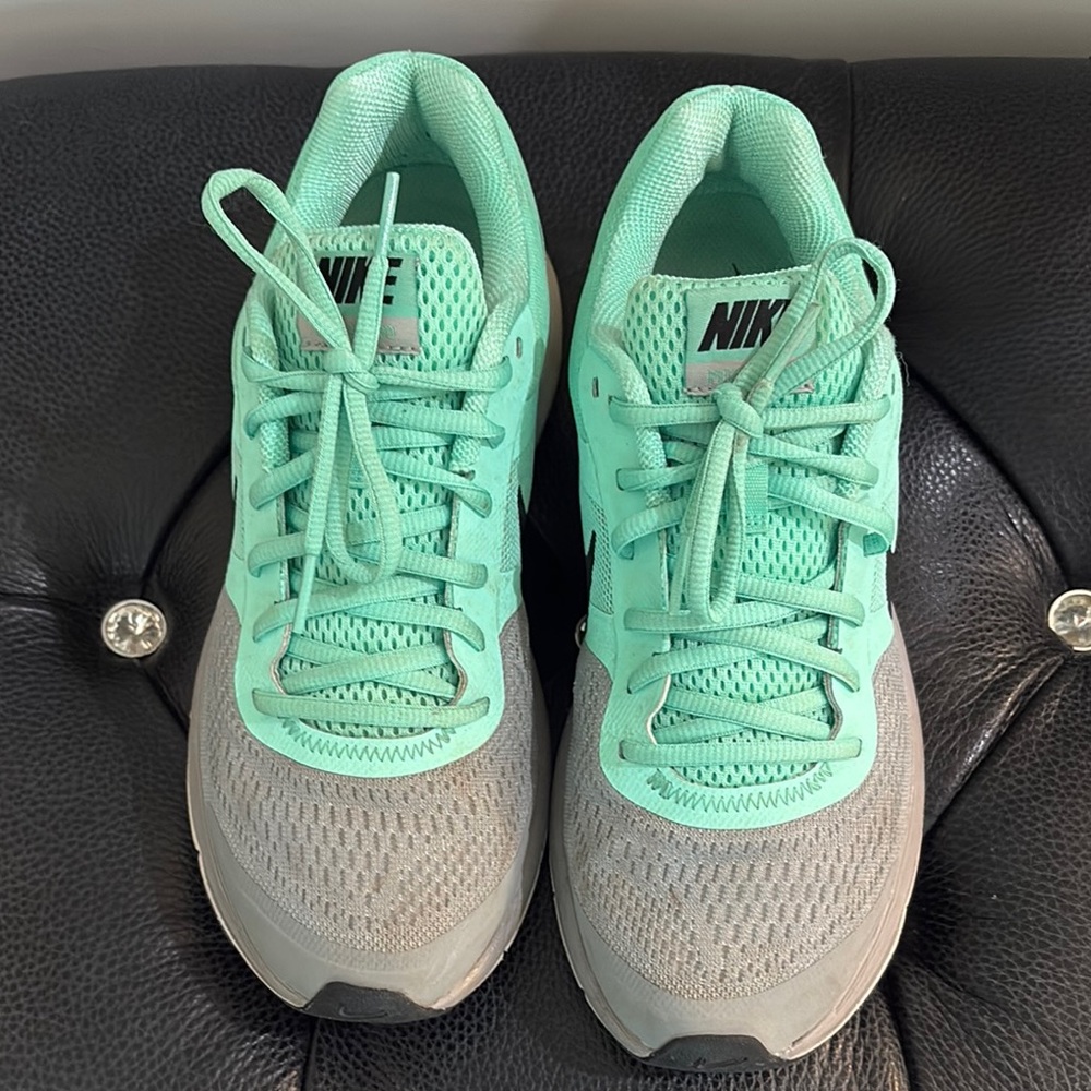 Nike Women's Fresh Mint and Gray Sneakers